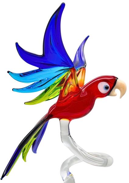 Orchideenstab - Papagei (normale Ausf./ rot-grün-hellbl.-dunkelblau)