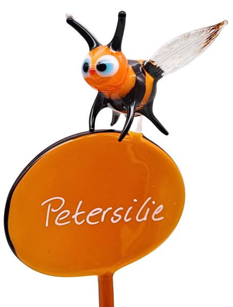 Kräuterstecker mit Biene / Petersilie