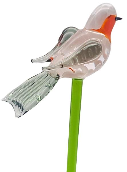 Pflanzenstecker, Rotkehlchen - geschl. Flügel