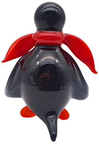 Pinguin mit Schal (rot)