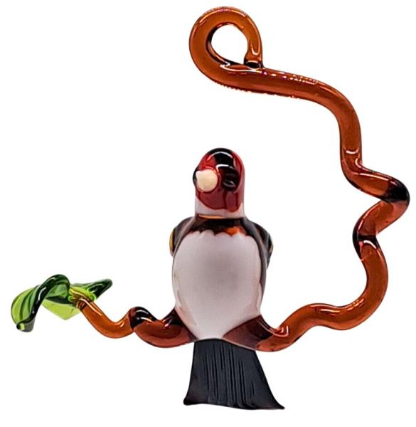 Hängevogel - Stieglitz auf Ast - klein