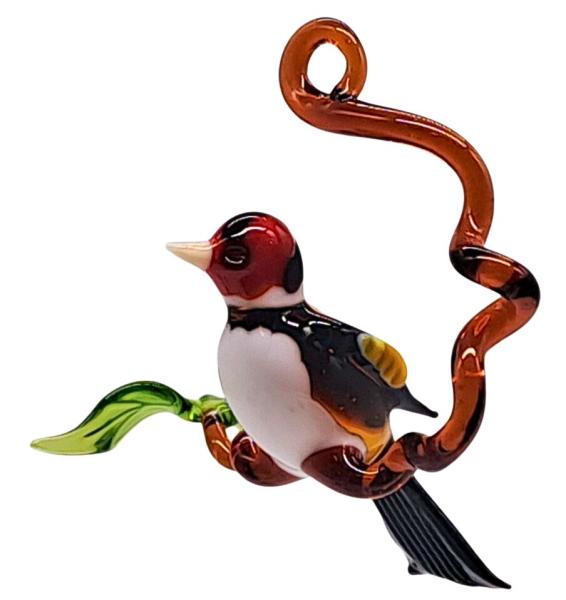 Hängevogel - Stieglitz auf Ast - klein