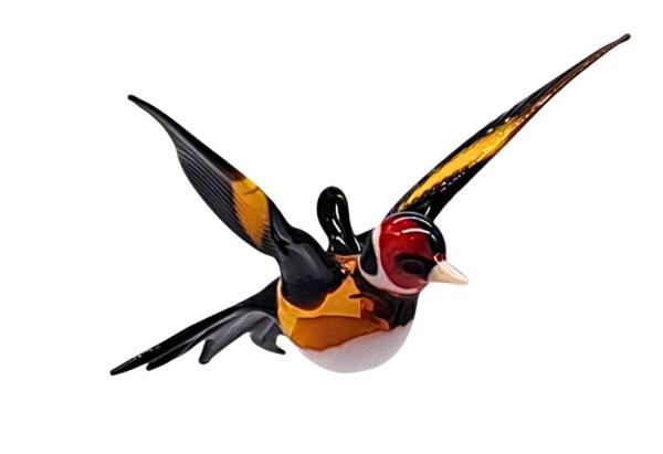 kleiner Stieglitz zum aufhängen, fliegend