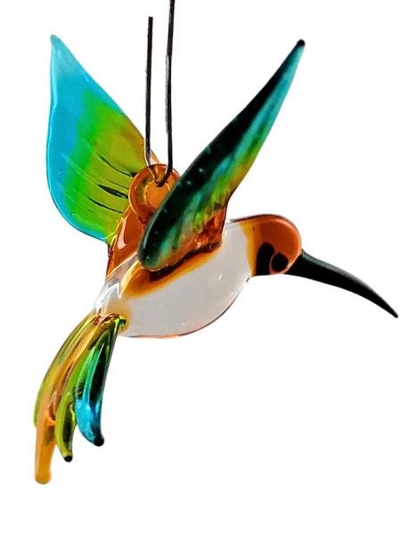 Hängevogel - Kolibri/klein (braun-grün-hellblau)