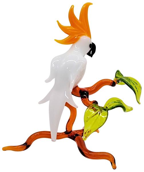 kleiner Kakadu auf Ast, stehend