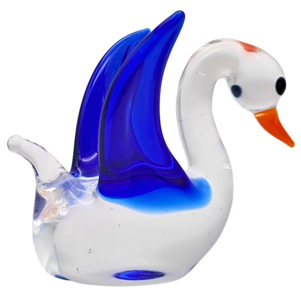 kleiner Schwan (transp.-dunkelblau)