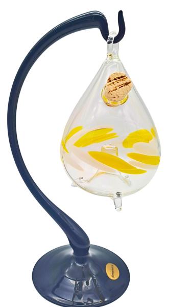 Obstfliegenfalle mit Ständer (schwarz/gelb-weiß)