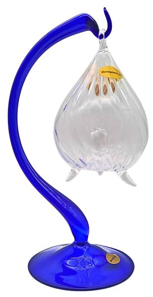 Obstfliegenfalle mit Ständer (blau/transp.-gerippt)